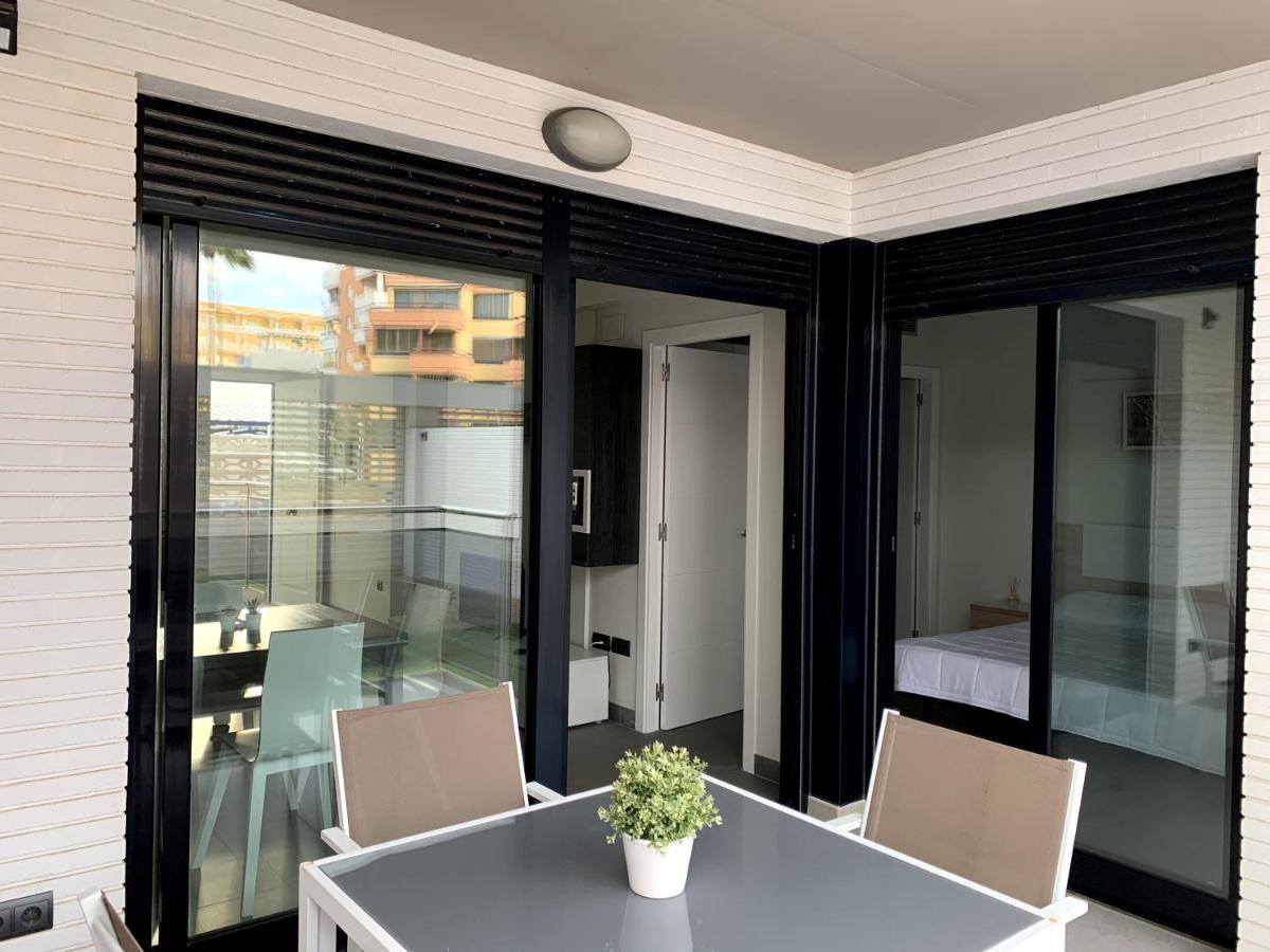 Apartamento Con Jardin En Primera Linea De Playa Con Parking Y Piscina Peñíscola 外观 照片